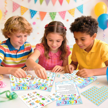 4th of July Bingo Game Set for 24 - Patriotic Party Activities, Independence Day Games for Family Reunion, School & Classroom Decorations – 5" x 7" Cards