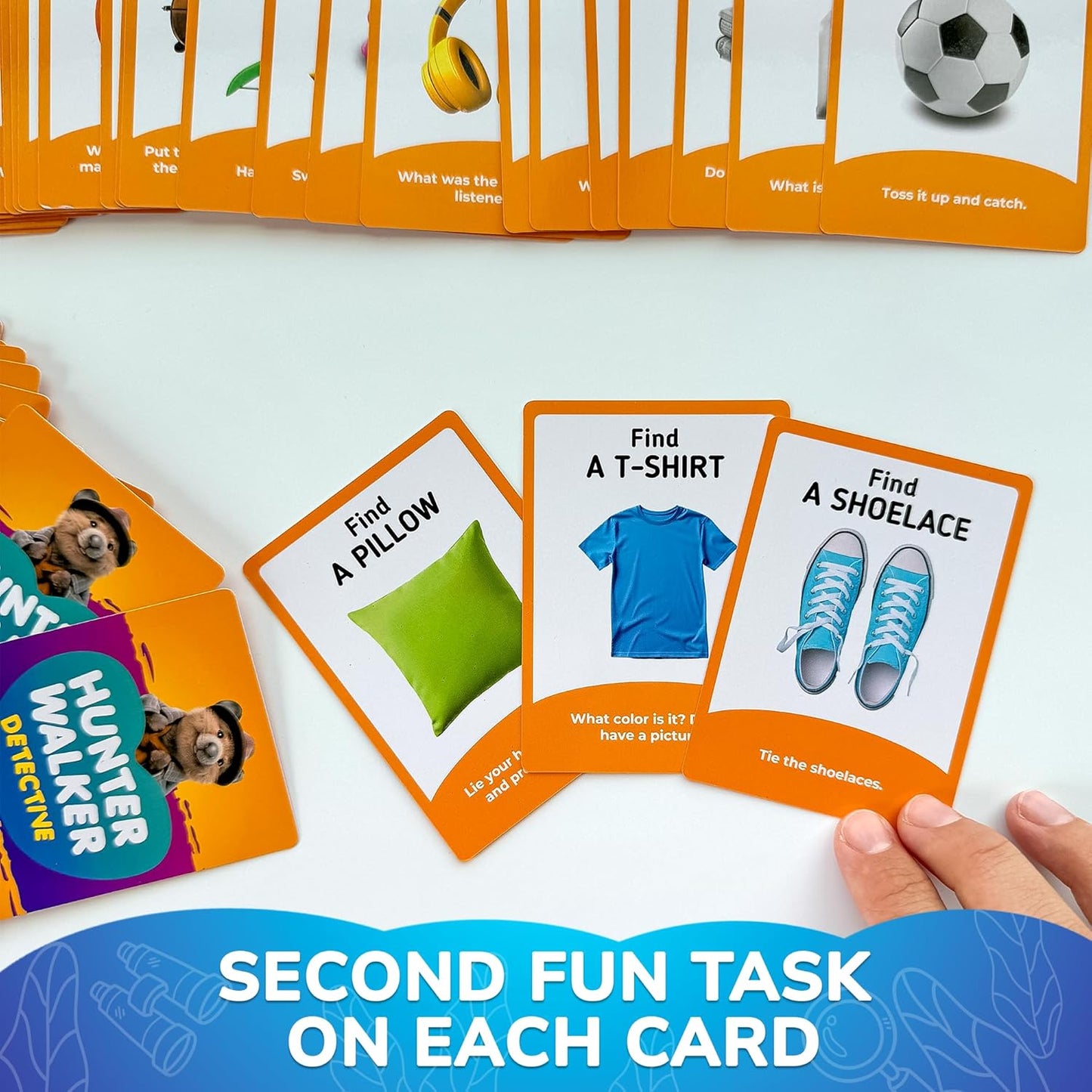 QUOKKA Scavenger Hunt Cards for Toddlers and Kids Ages 4-8 - Indoor Search and Find Activities for Kids Ages 6-8 - Educational Party Games for 3-6 Year Olds