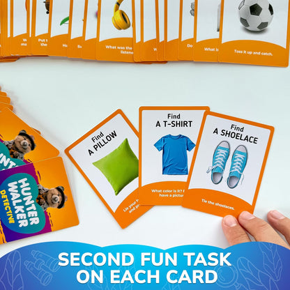 QUOKKA Scavenger Hunt Cards for Toddlers and Kids Ages 4-8 - Indoor Search and Find Activities for Kids Ages 6-8 - Educational Party Games for 3-6 Year Olds