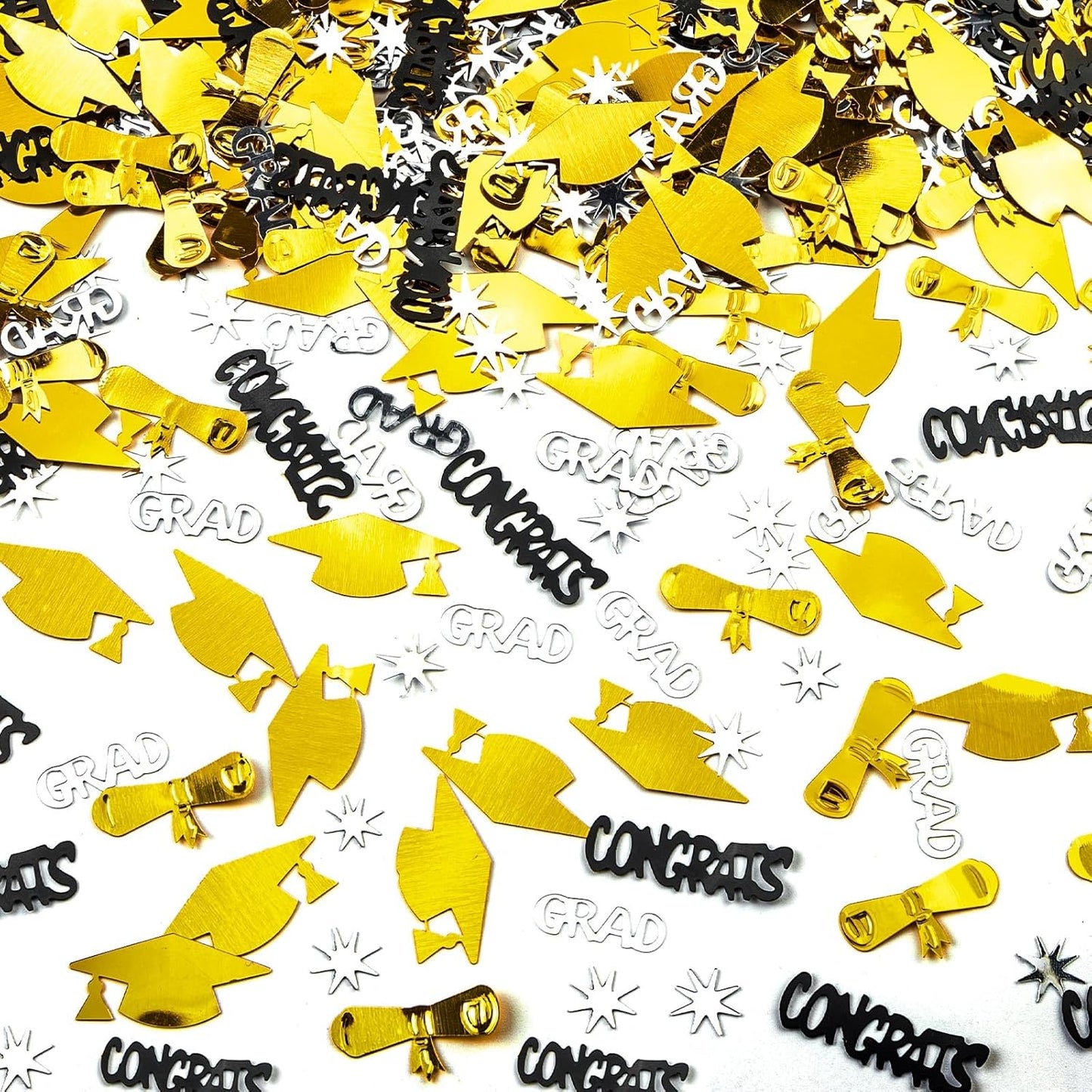 Silver and Blue Graduation Confetti 2026, 1000 Pcs Class of 2026 Table Centerpiece Grad Confetti for 2026 Graduation Party Decorations Supplies