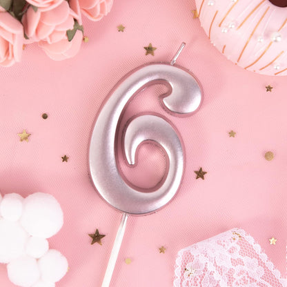 PHD CAKE 2.76 Inch Elegant Gold 1 Number Birthday Candles, Gold Number Candles, Cake Number Candles, Party Celebration