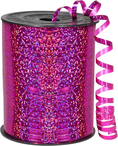 Rose Gold Curling Ribbon - 500 Yard Shiny Metallic Curling Ribbon for Gift Wrapping, Balloons, Birthdays & Parties