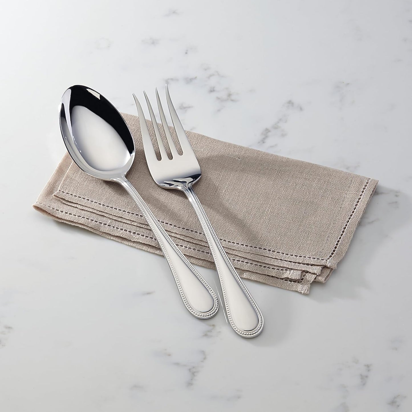Reed & Barton Lyndon 2pc Dessert Set, 0.8 LB, Metallic
