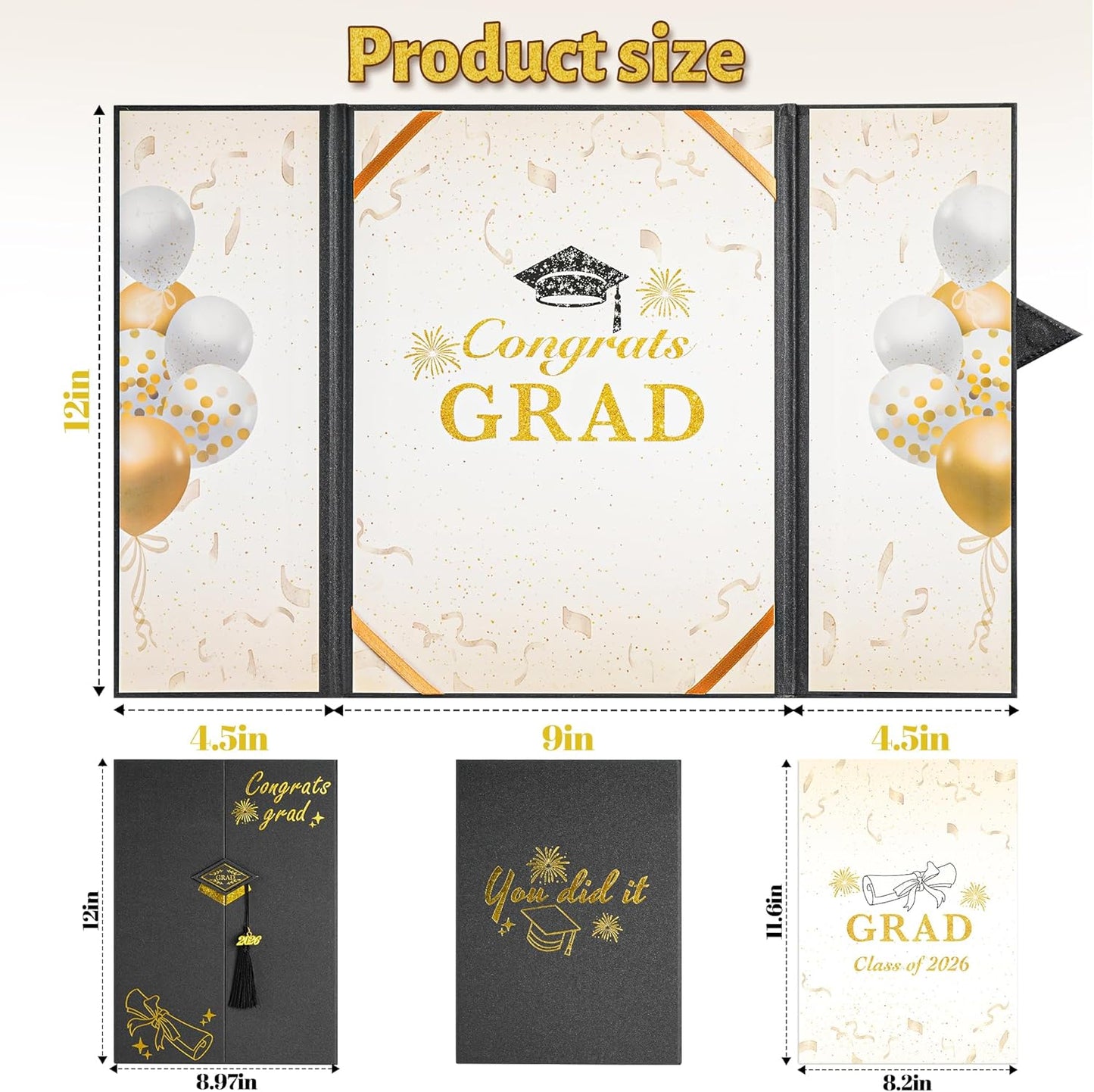 Graduation Decorations 2026 Pink,Graduation Guest Book,Autograph Book with Tassel Class of 2026 Graduate Party Decorations,Graduation Signature Guest Book