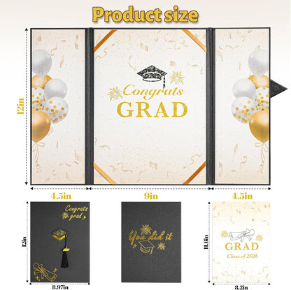 Graduation Decorations 2026 Pink,Graduation Guest Book,Autograph Book with Tassel Class of 2026 Graduate Party Decorations,Graduation Signature Guest Book