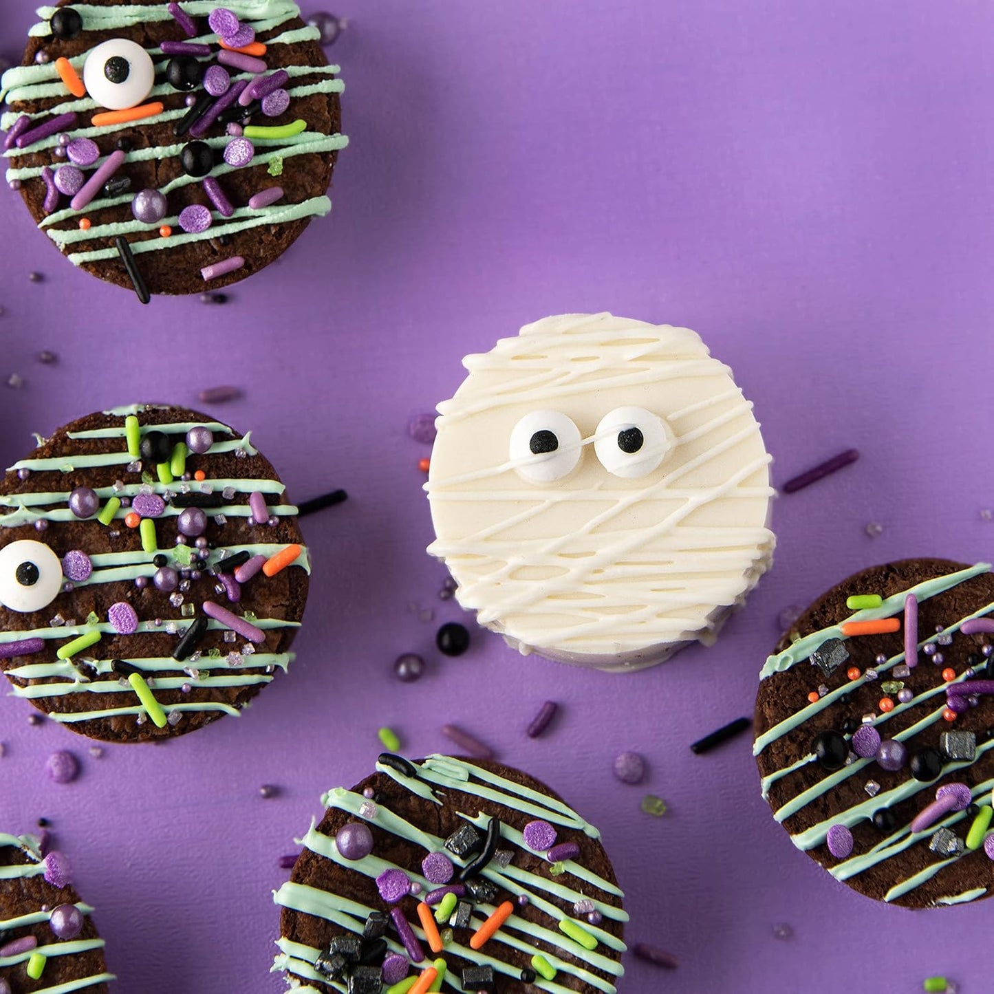 Sweets Indeed Dye-Free Candy Eyeball Sprinkles, 2.92 oz | Edible Sugar Eyeball Decorations for Cookies, Cupcakes & Cakes | No Artificial Dyes