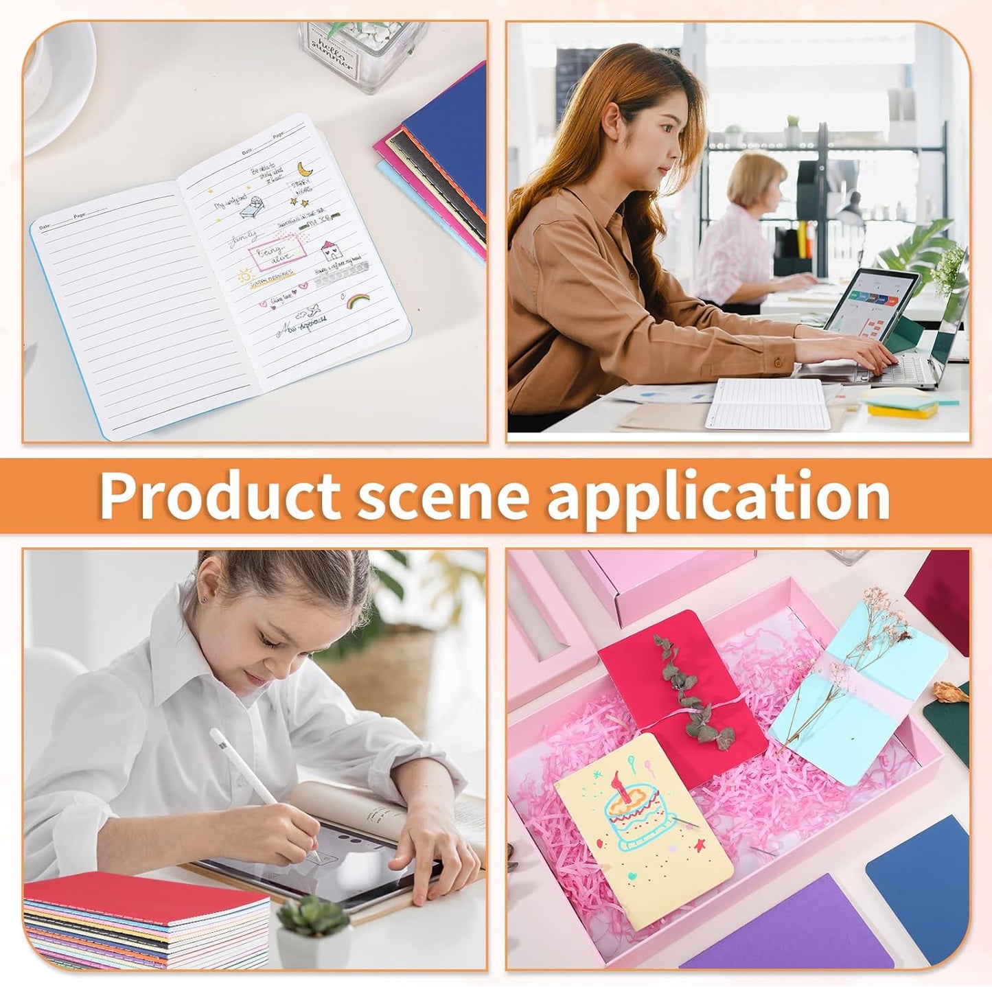 BESARME 16 Pack Mini Notebooks Bulk, A6 Small Lined Pocket Notebook End of Year Gifts for Students Elementary School Graduation Gifts for Kids Students School Supplies
