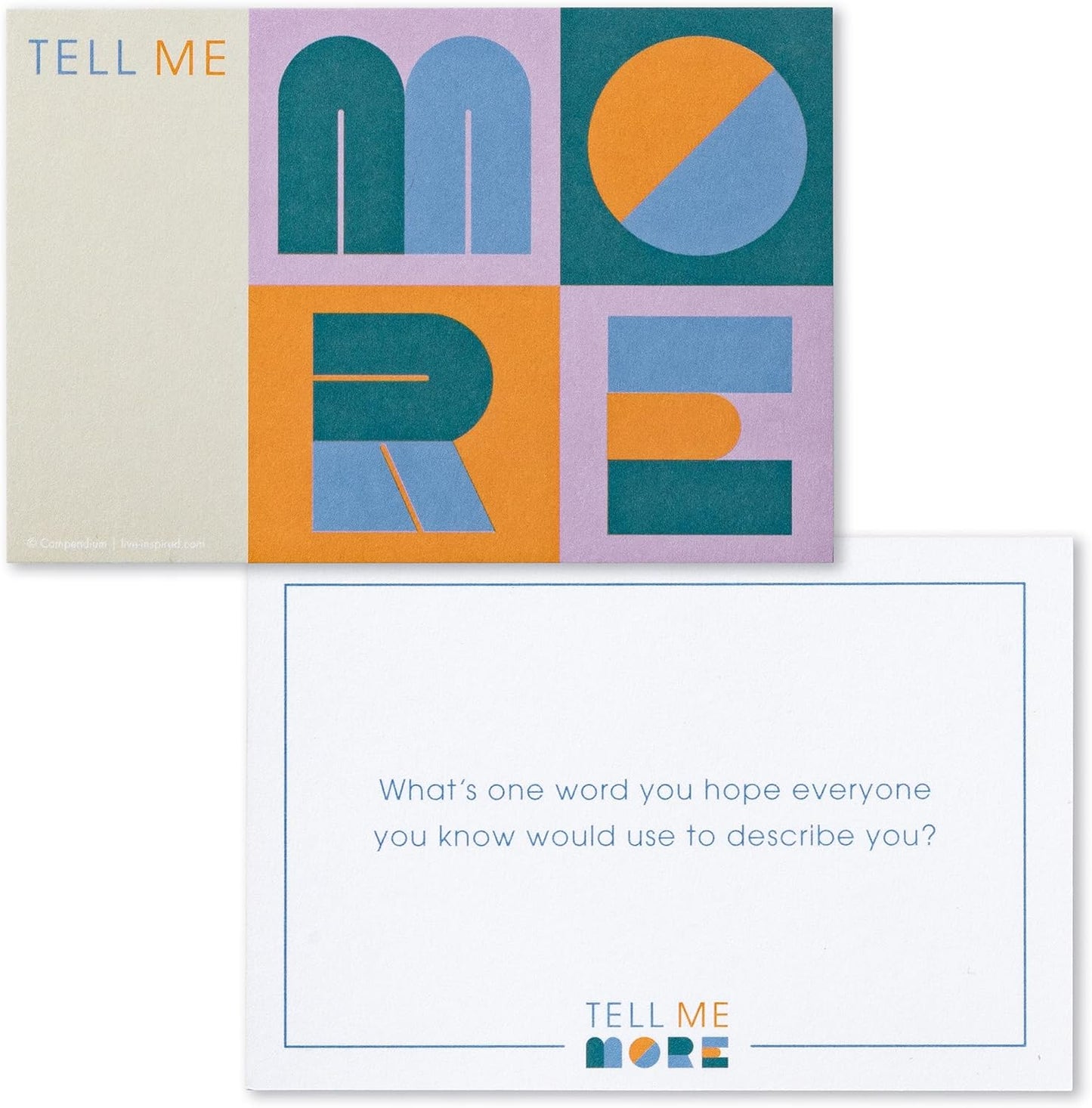 Tell Me More: A Conversation Starter Game of Questions to Deepen Connection
