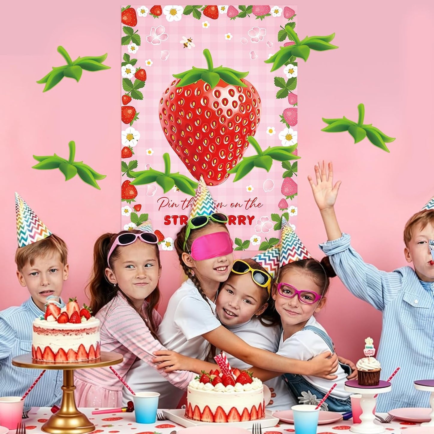 Pin The Crown on The Princess Party Games for Girls Princess Birthday Party with 24 Pcs Crowns, Large Princess Poster for Kids Girls Princess Birthday Party Princess Tea Party Decorations