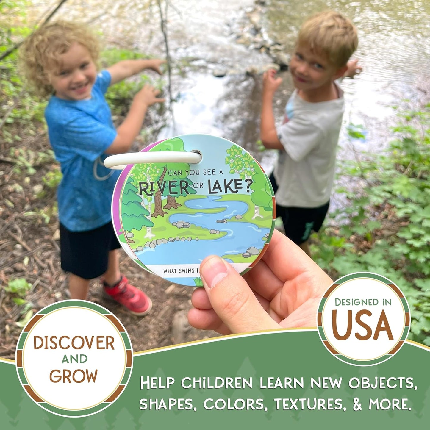 Children's Scavenger Hunt | Toddler Activities | Games for 2, 3 Year Old's & Up | Kids Educational Scavenger Hunt Cards (Camping Edition)