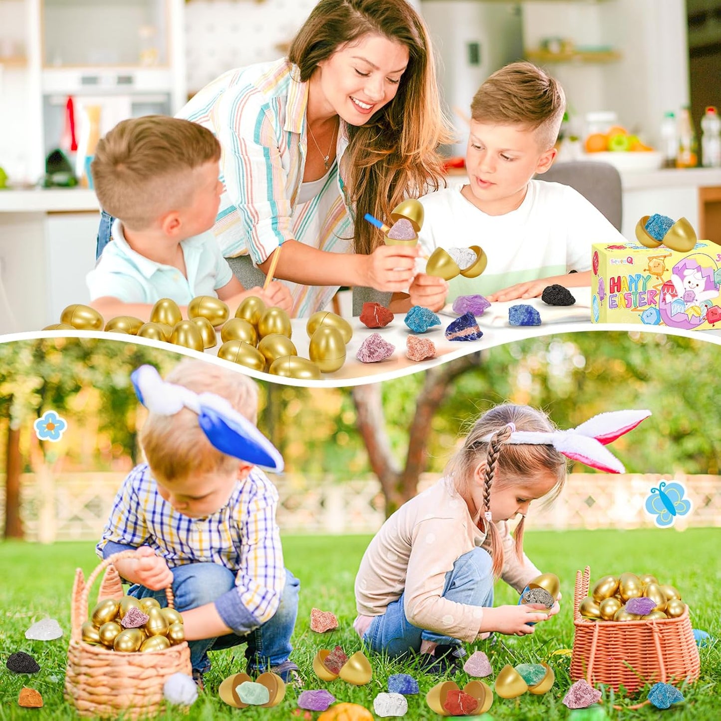 SevenQ Toy Cars Easter Basket Stuffers 24 Pcs, Prefilled Easter Egg Fillers Race Car Party Favors for Kids Birthday Goodie Bag Treasure Box Toys for Classroom Treat Prizes Pinata Egg Hunt Supplies