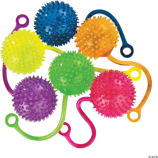 Fun Express Mini Neon Water YoYo Balls Bulk Set of 24 - Party Favors for Kids Birthday Goodie Bags | Prize Box Toys for Kids Classroom Treasure Box Prizes | Pinata Stuffers Carnival Prizes Ages 3-12