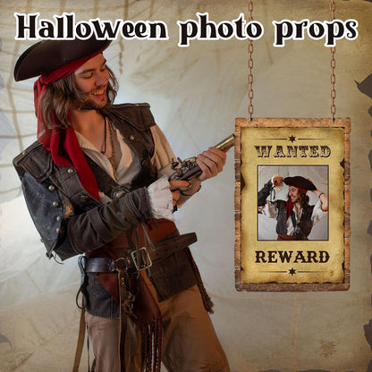 12 Pcs Cowgirl Party Decorations Pink Western Photo Booth Wanted Poster Photo Prop Selfie Frame Poster Fabric Banner Cowgirl Decorations for Party Wild West Birthday Decoration Supplies Rustic