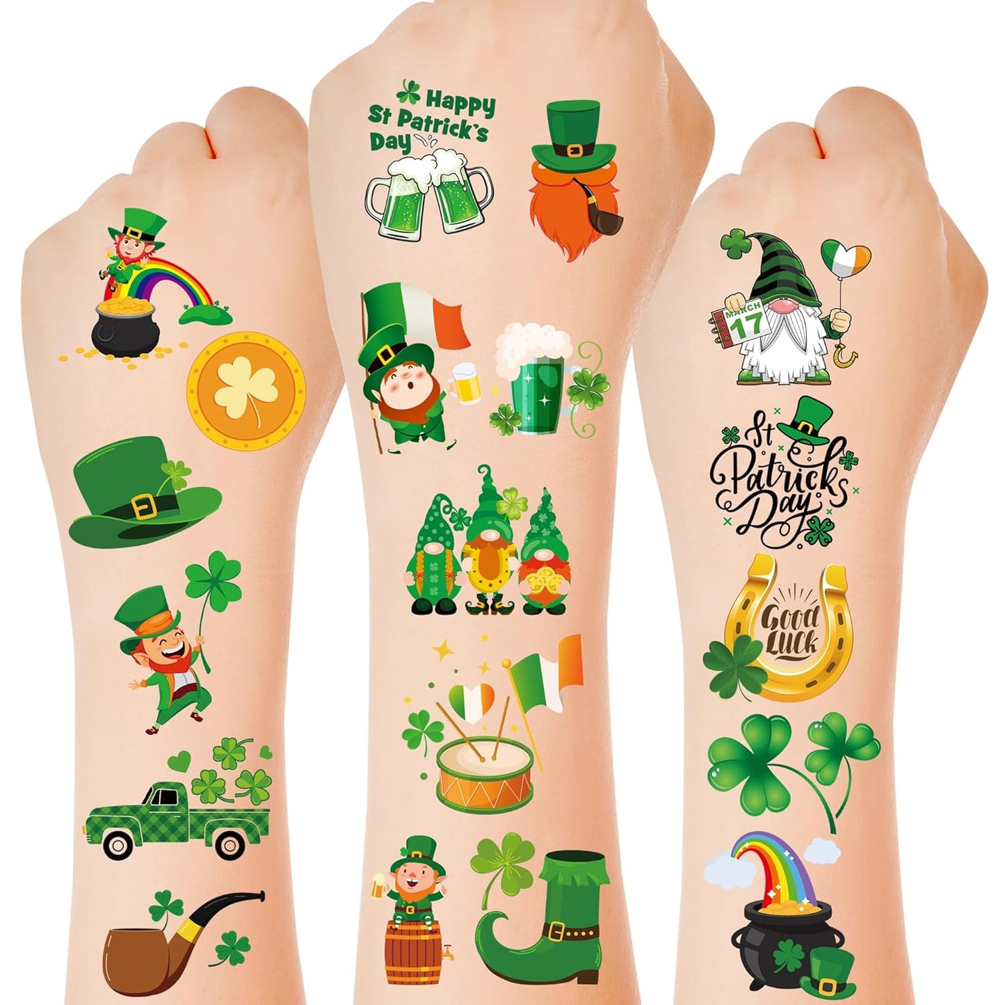 150 PCS Summer Temporary Tattoos, 6 Sheets Waterproof Fake Tattoos with Tropical Fruits Flamingos Hello Summer for Adults Pool Party, Hawaiian Stickers for Hawaiian Luau Party Favors Supplies