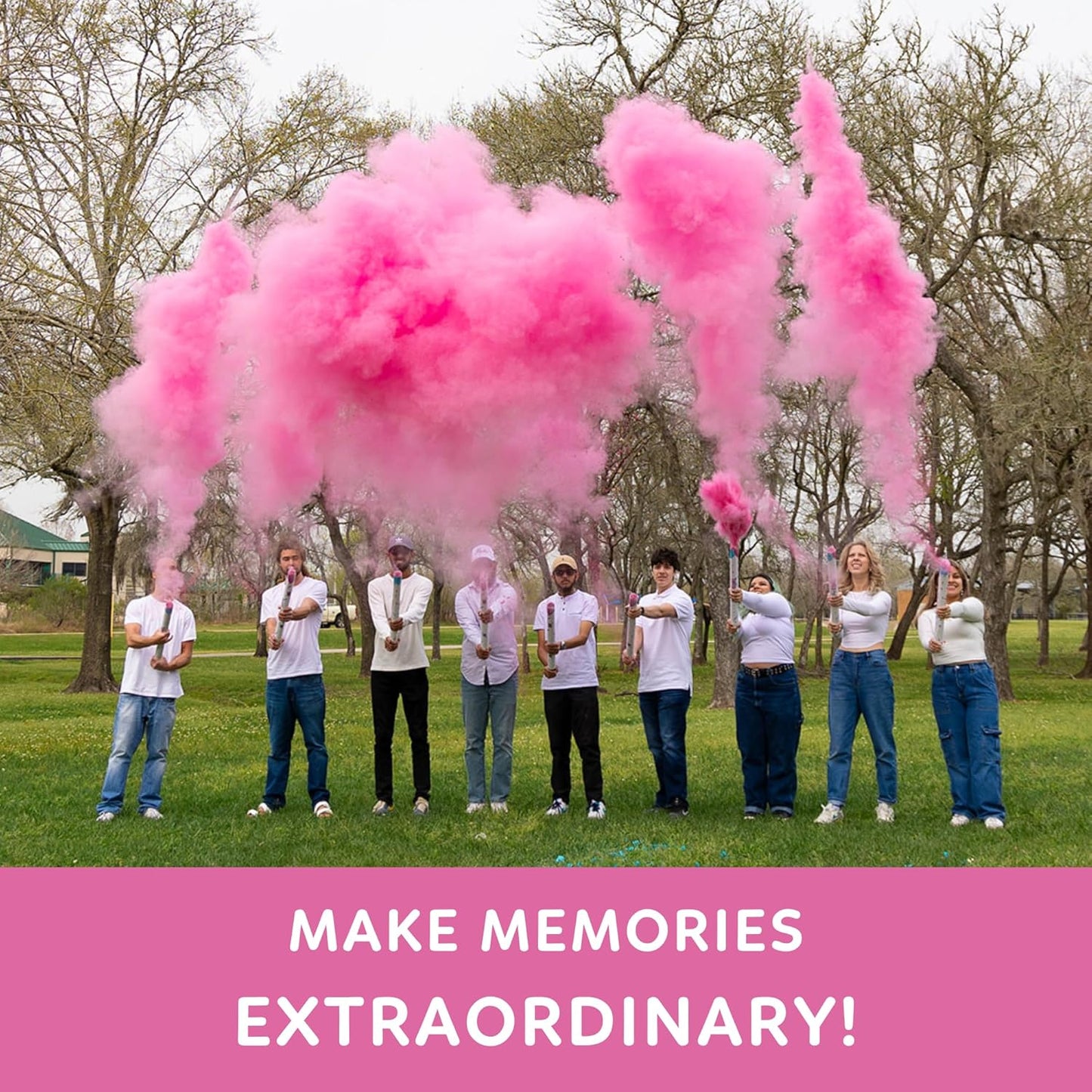 Gender Reveal Powder Smoke Bombs Cannon Poppers | 3 Pink & 3 Blue Poppers | Biodegradable | Alternative to Gender Reveal Smoke Bombs Extinguisher | Gender Reveal Party Decorations | TUR Party Supplies