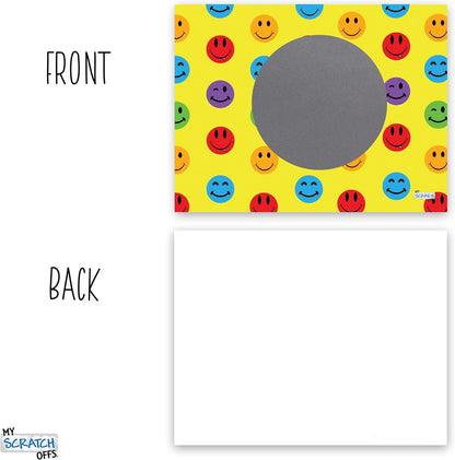My Scratch Offs - Customizable Scratch-Off Cards Graffiti Design for Prizes, Classroom Rewards & Teacher Supplies, 50 Pack