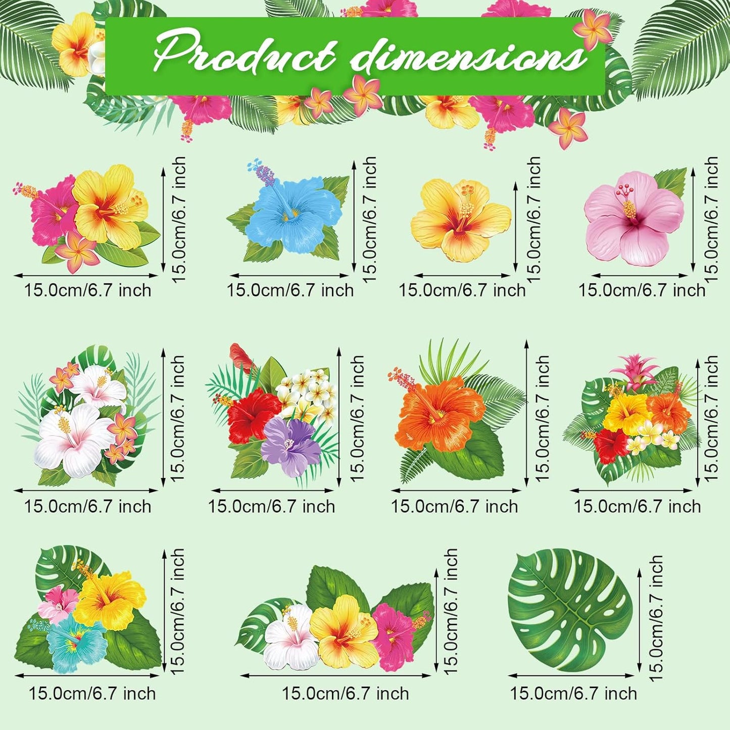Outus 30 Pieces Hawaiian Luau Birthday Party Hanging Swirl Decorations, Flower Tropical Palm Flamingo Sign Foil Ceiling Decor for Floral Tropical Party Summer Beach Pool Tiki Supplies(Summer)