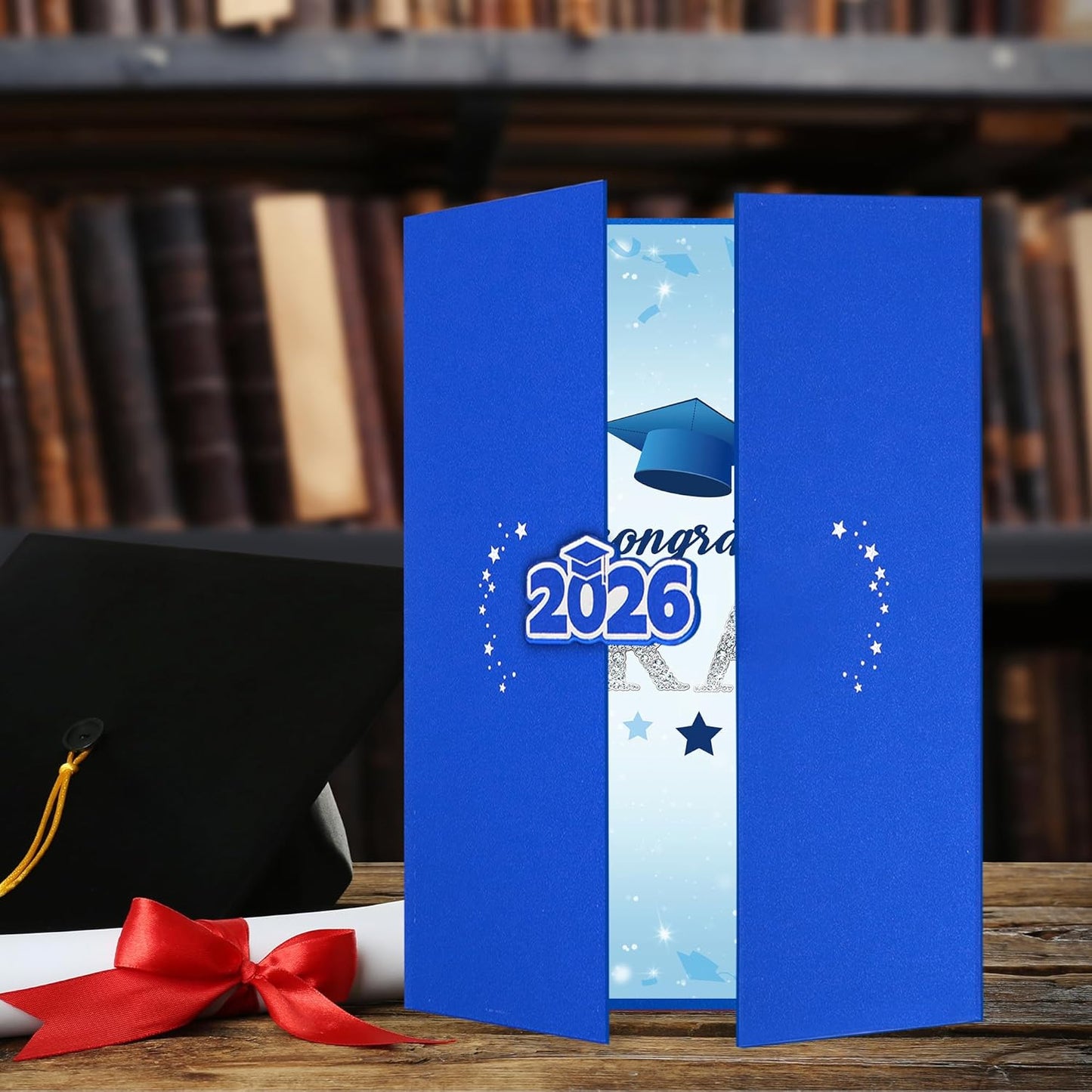 Vlipoeasn 2026 Graduation Guest Book Alternative, Black Gold Class of 2026 Graduation Party Decorations, Graduation Signature Book for 2026 College High School, Unique Graduation Gifts for Friends