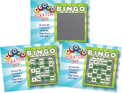 My Scratch Offs Casino Night Party Game - 26 Cards (24 Non-Bingo, 2 Bingo)