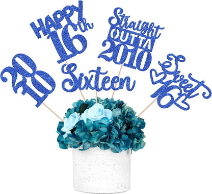 15 PCS 50th Birthday Centerpiece Sticks Fifty Happy 50th Straight Outta 1976 Table Flower Centerpieces Sticks Cheers to 50 Floral Decorations for 50th Birthday Party Centerpieces Supplies Black