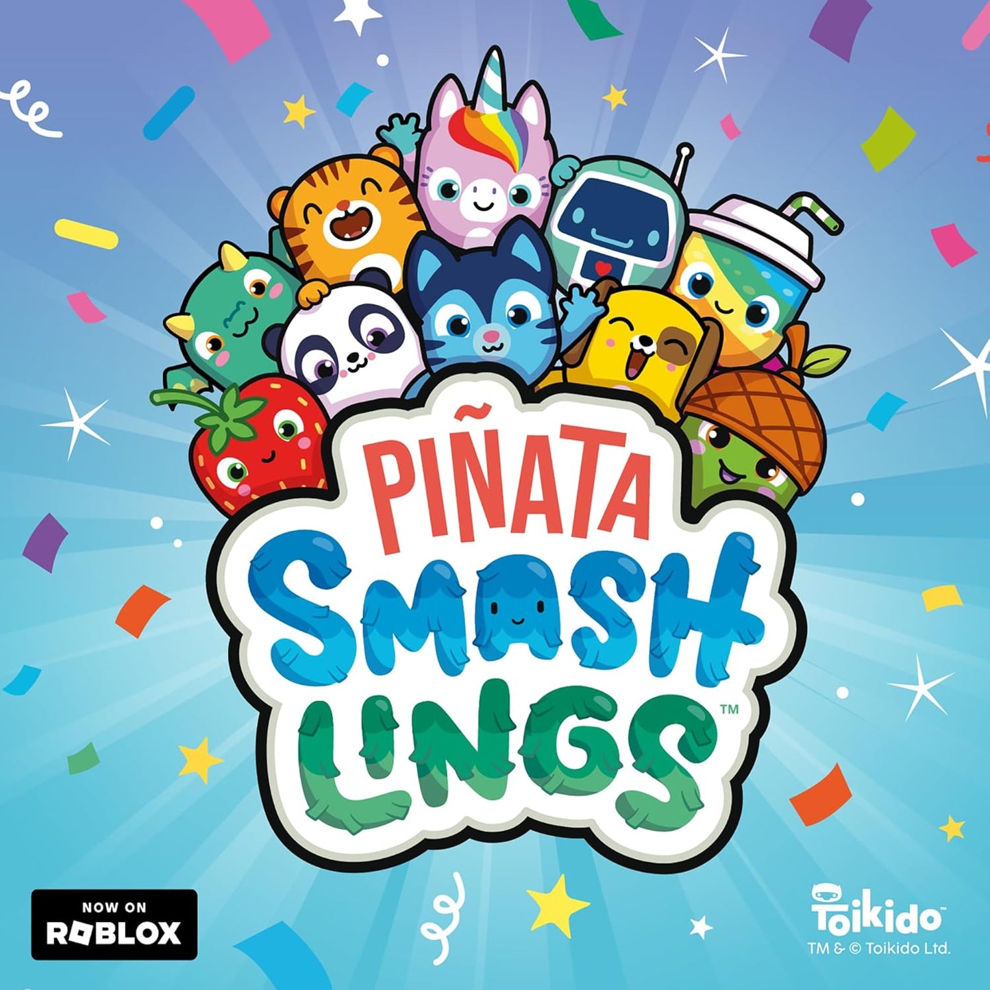 Pinata Smashlings: Pinata Box - Sana The Panda - Kids Articulated 5" Pinata Character Figure w/Pinata Stick, 2 Exclusives & Hidden Smashling, Toikido