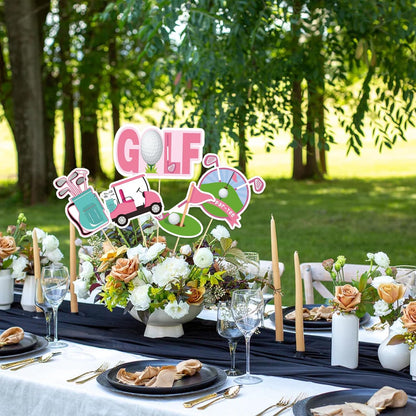Beautiful Butterfly Centerpiece Sticks - Floral Baby Shower or Birthday Table Toppers - Butterfly Themed Gender Reveal Bridal Shower Party Decoration- Set of 15