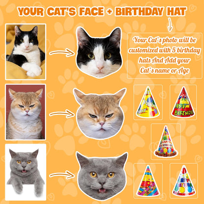 96 PCS Cat Cats Pet Pre-Cut Temporary Tattoos for Kids | Super Cute Themed Birthday Party Favors, Supplies, Decorations, Animal Paw Fake Tattoo Stickers Gifts for Boys Girls Rewards