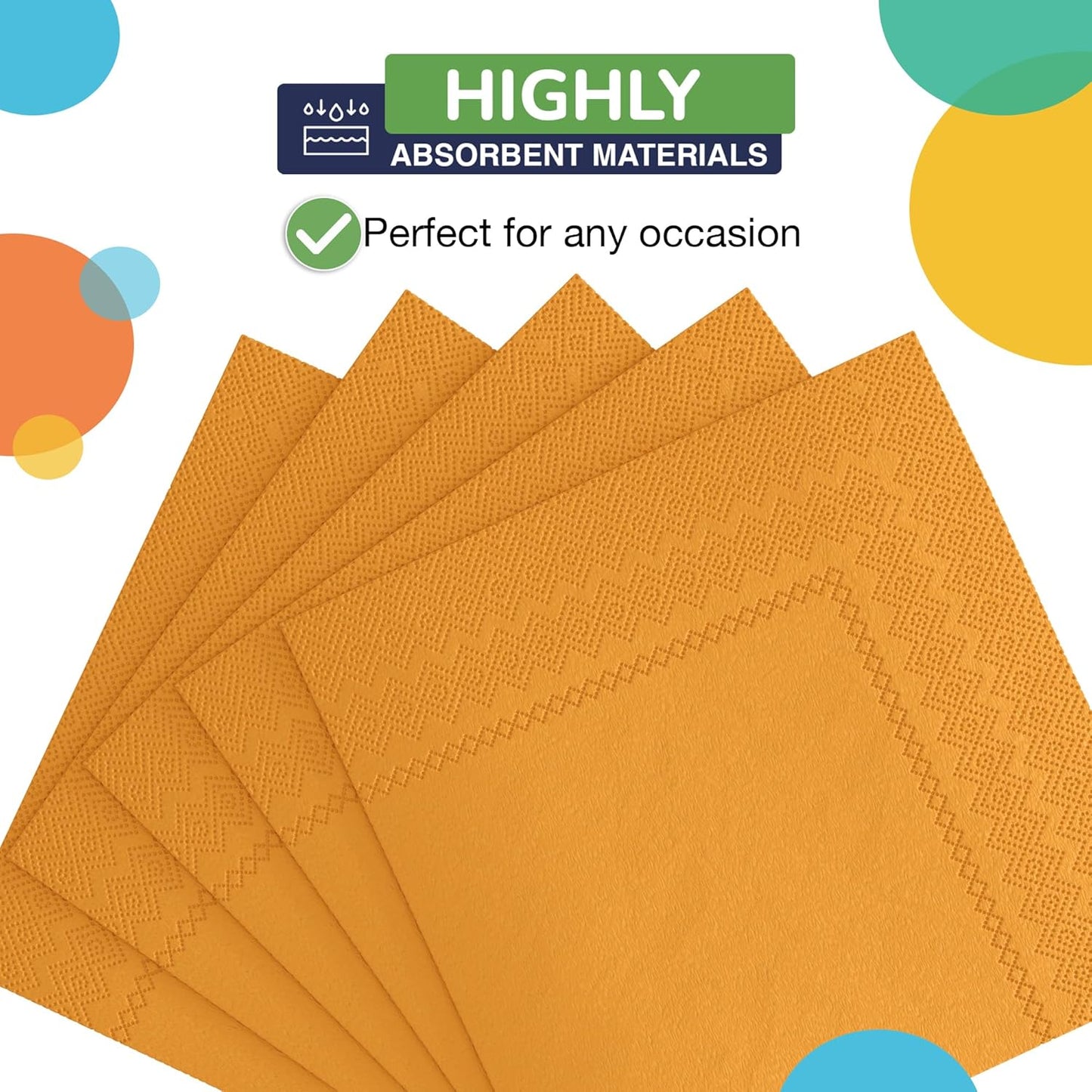 Party Solids Purple Paper Napkins Disposable Everyday 50 Pcs 2 Ply Purple Dinner Napkins Paper Everyday For Parties & Party Supplies