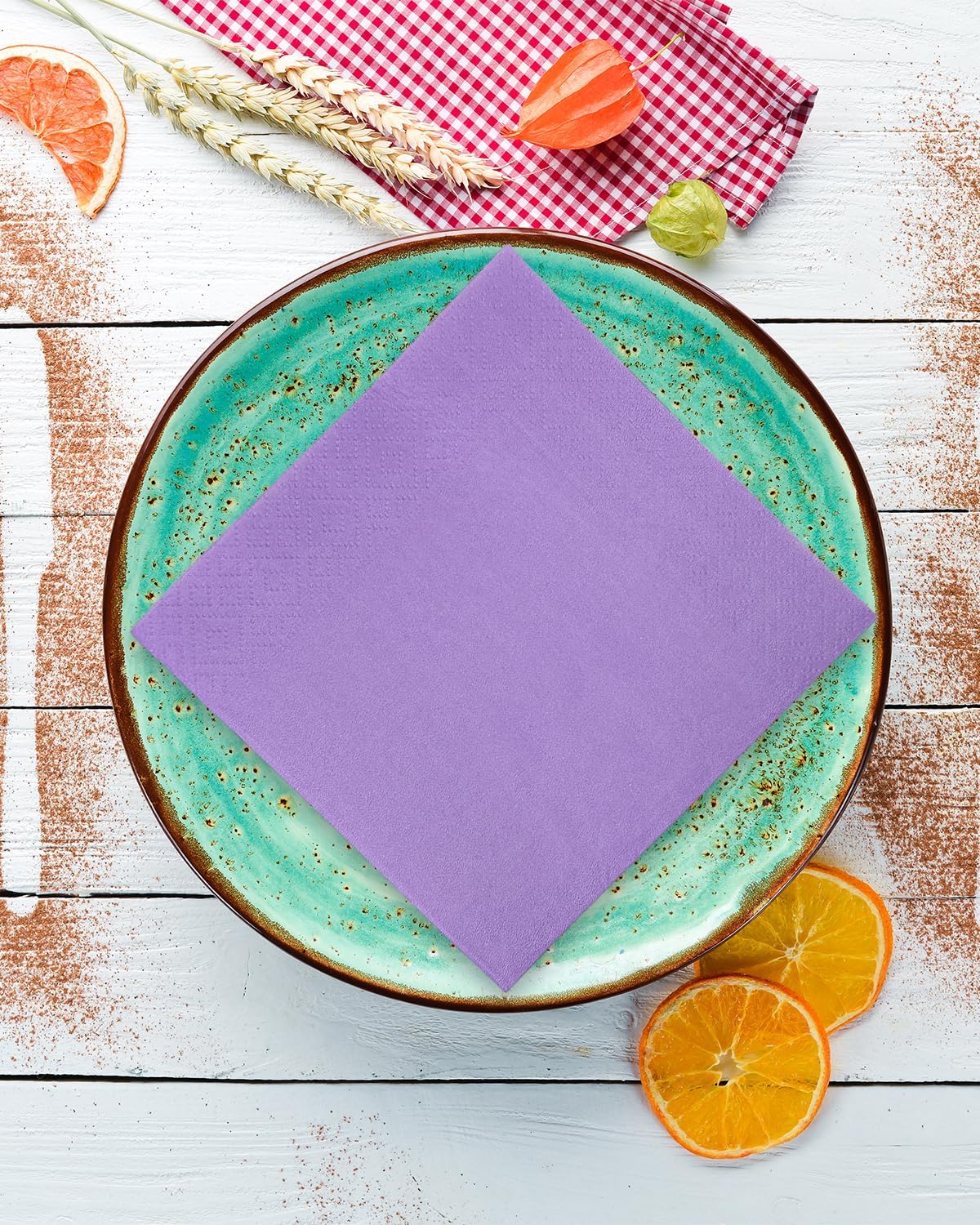 24 colors Cocktail Napkins 5 * 5inch disposable Beverage Napkin paper for Cocktail, Wedding, Dinner，Brithday Party Dessert Wine Paper Napkins（ 120 Count）