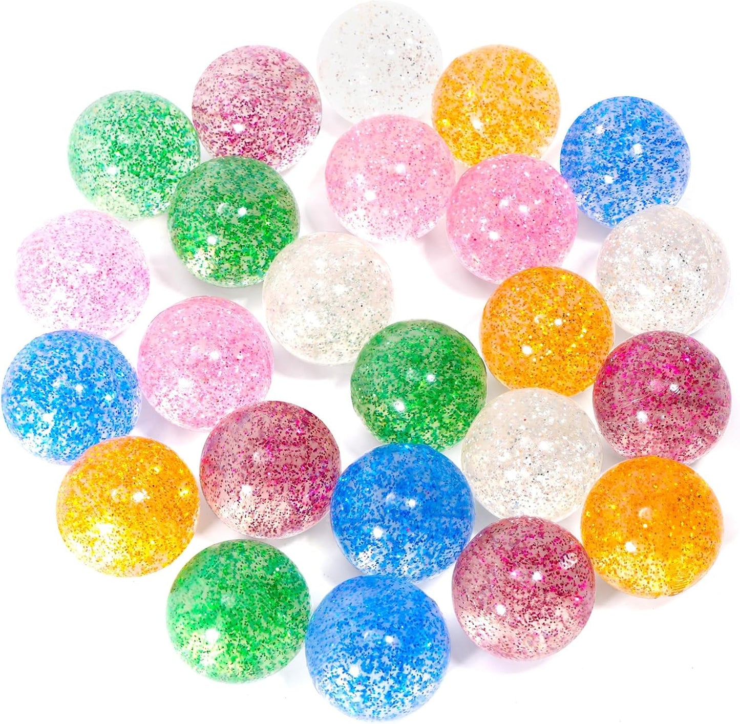 Pllieay 20PCS Space Bouncy Balls Bulk, Birthday Party Favors for Kids 32mm Space Theme Bouncy Balls for Kids Party Favors, Gift Bag Fillers, Easter Pinata Stuffers, Classroom Prizes and Pet Toys