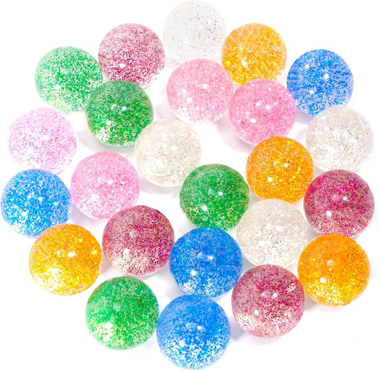 Pllieay 20PCS Space Bouncy Balls Bulk, Birthday Party Favors for Kids 32mm Space Theme Bouncy Balls for Kids Party Favors, Gift Bag Fillers, Easter Pinata Stuffers, Classroom Prizes and Pet Toys
