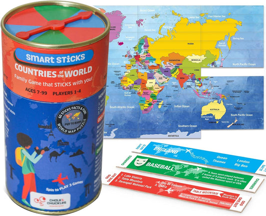 Chalk and Chuckles- STEM Scavenger Hunt Game for Kids Ages 8-12 Years, Indoor and Outdoor Activities, Fun Classroom and Family Game