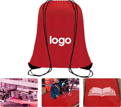 20 Colors Drawstring Backpack Bags Sack Pack Cinch Tote Sport Storage Polyester Bag for Gym Traveling