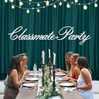 MEETSKY Black Backdrop Curtains for Parties - 10ft x 8ft Party Photo Background Curtain Rod Pocket Fabric Drapes Panels for Boys Birthday Holiday Home Halloween Decoration, 5ft x 8ft, 2 Panels