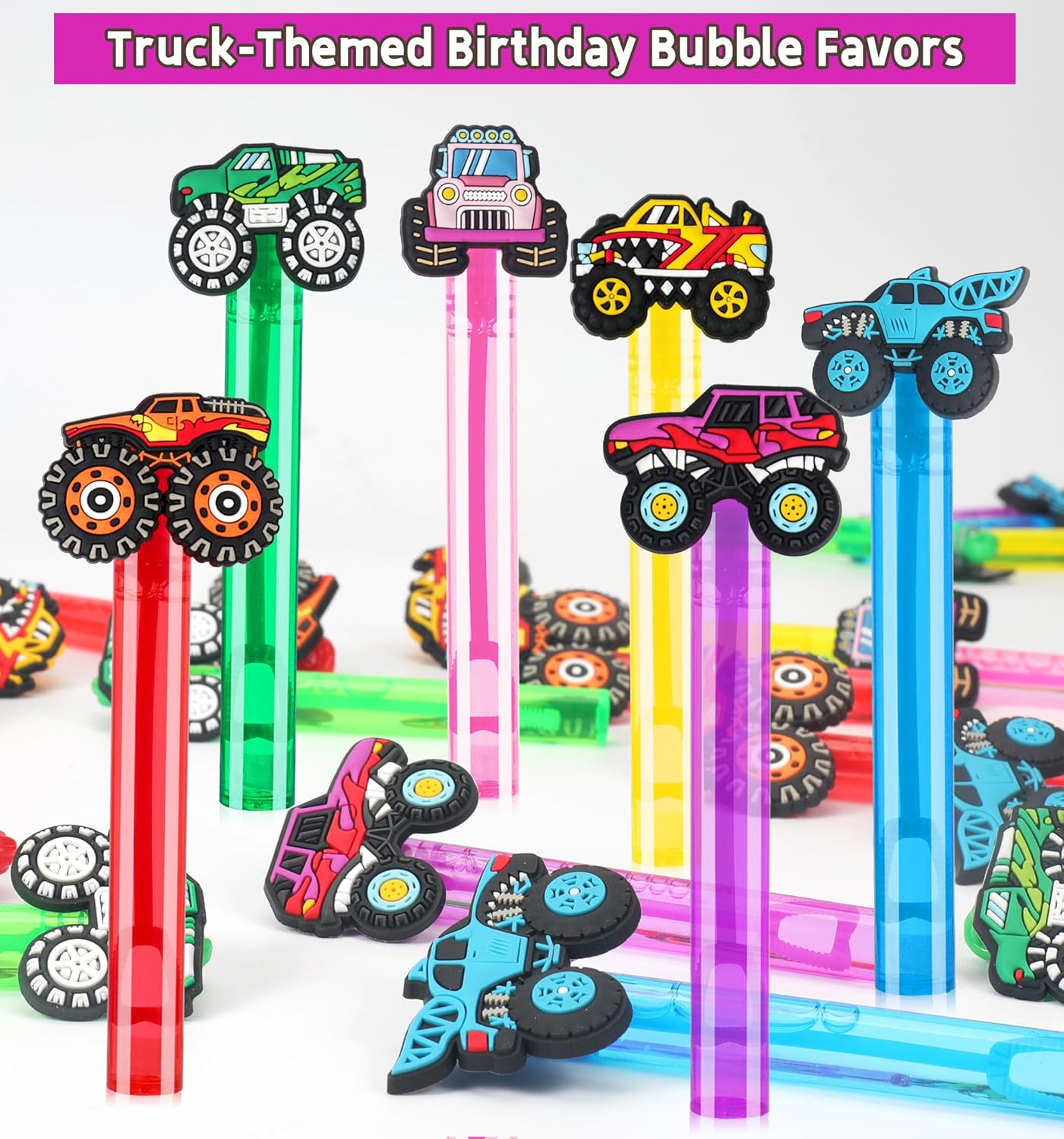 24PCS Animal Bubble Wands for Wild One Birthday Baby Shower Decorations Safari Jungle Theme Party Favors Supplies, Pinata Goodie Bags Filler, Classroom Prizes, Valentines Gifts, Easter Stuffers