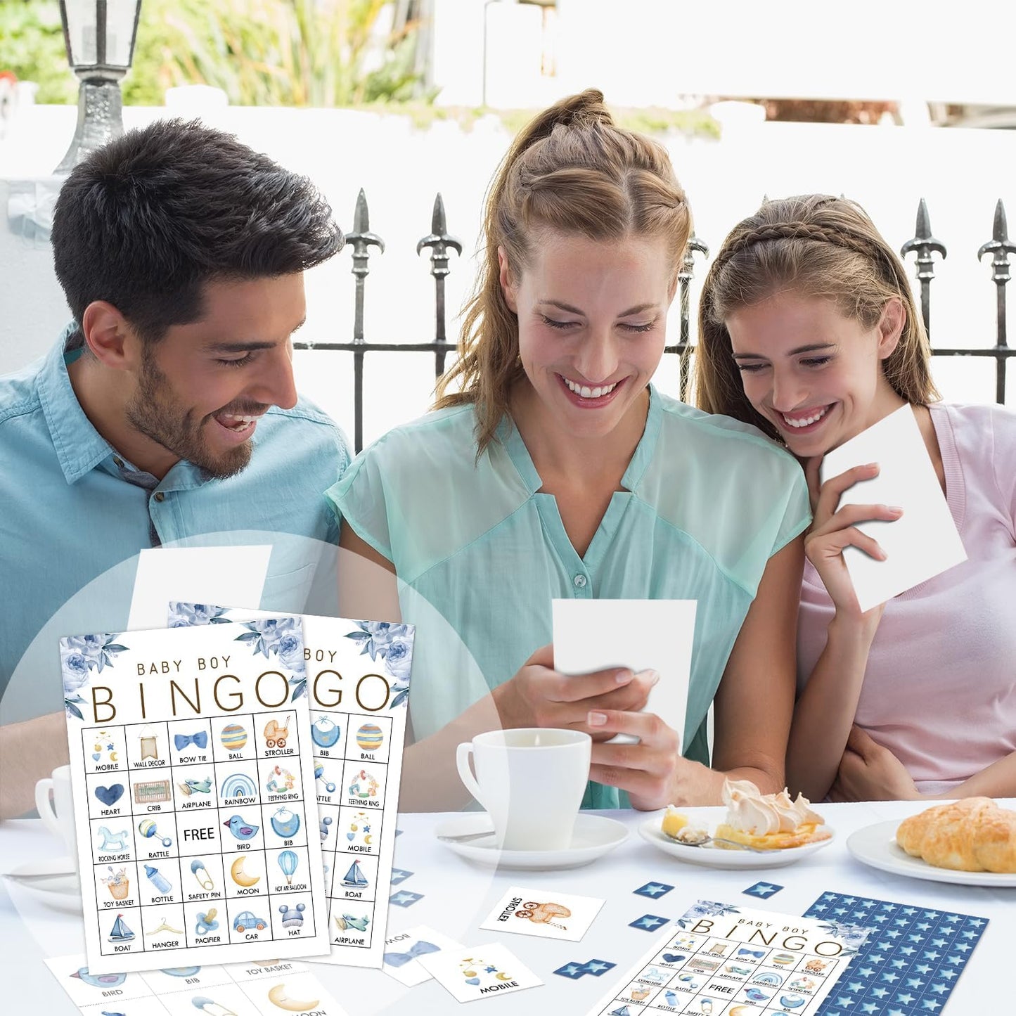 Bible Bingo Game - 24 Player Christian Church Bingo Cards for Women, Men & Family Parties - JK0103