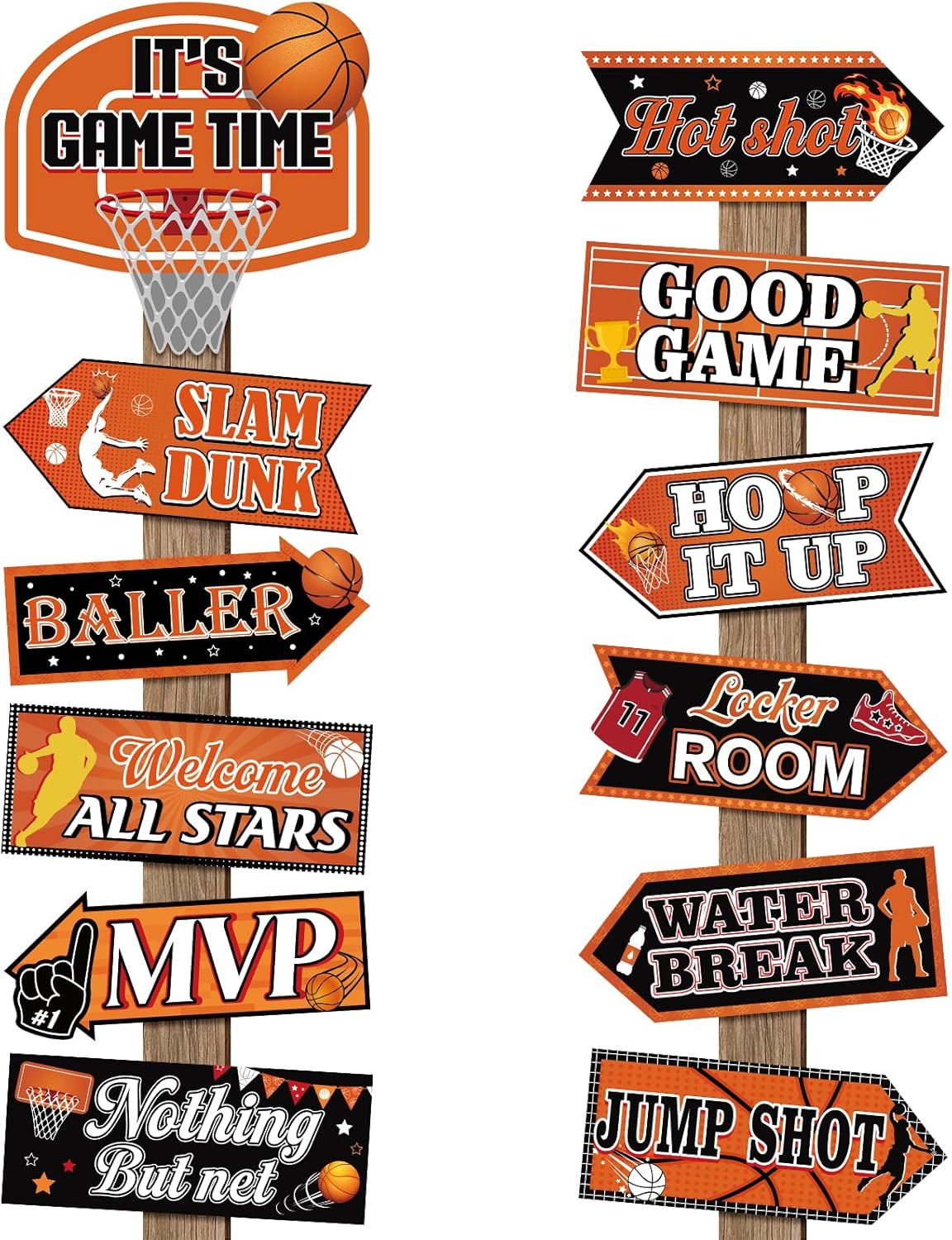 24 Pieces Retirement Decorations Retirement Party Directional Sign Retired Welcome Signs for Adults Retirement Themed Party Decorations Birthday Party Supplies