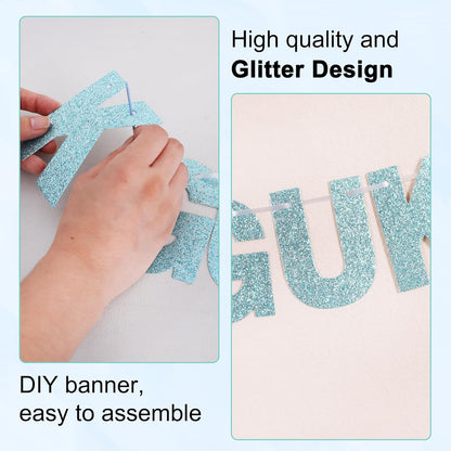 BEISHIDA 116 PCS A-Z DIY Letter Banner Kit Make Your Own Banner Including 111 Letters and Numbers 3 Rope and 2 Threading Device,Customized for Birthday Graduation Wedding Decor Black