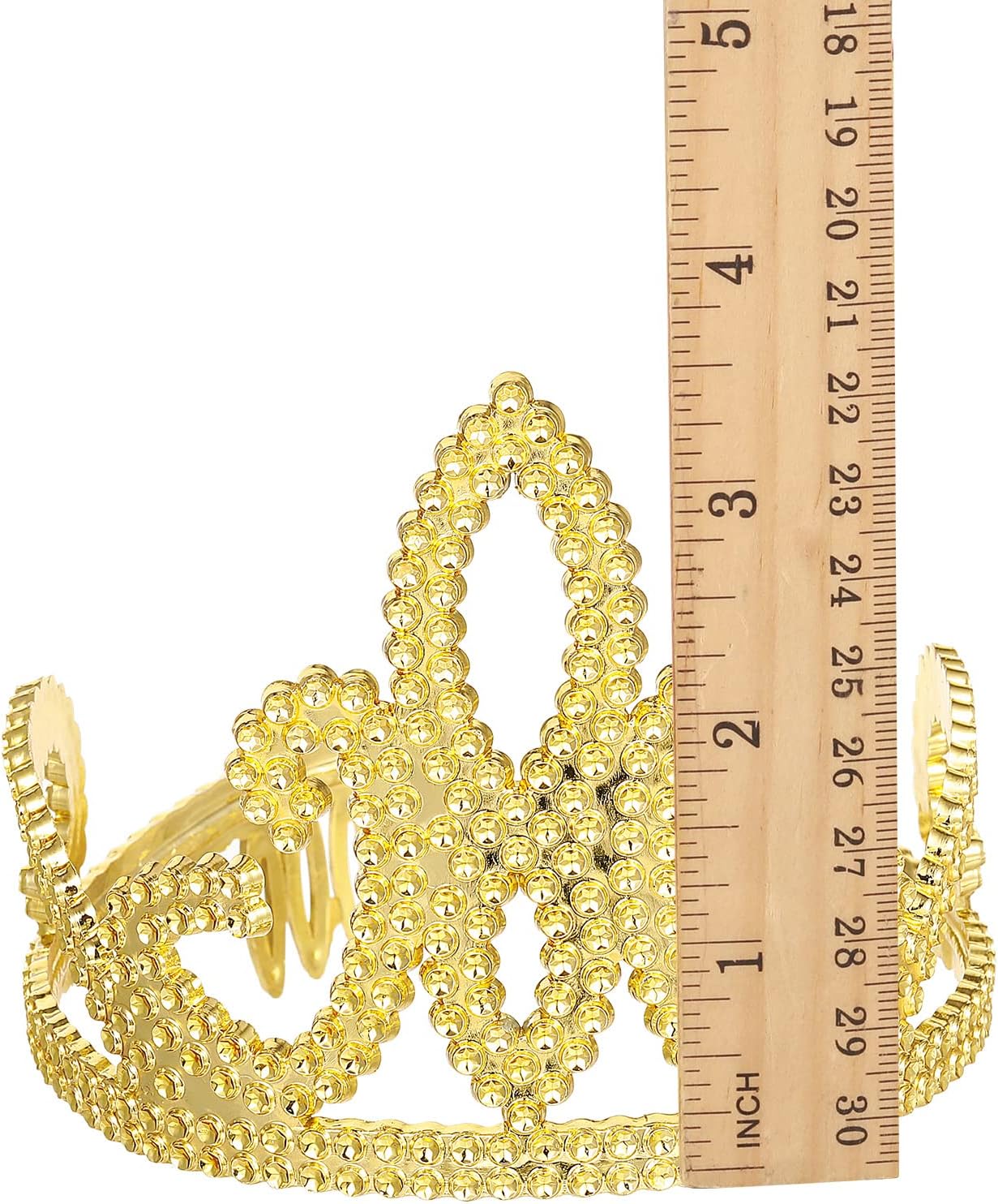 Maitys 6 Pack King and Queen Crowns Royal King Crown Gold Jeweled Costume Accessories for Men Women Birthday Party Halloween Cosplay Costume