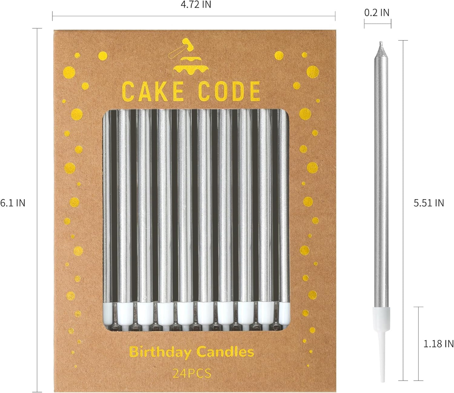 Pink Gold Long Thin Birthday Candles, Cake Candles, Birthday Parties, Wedding Decorations, Party Candles
