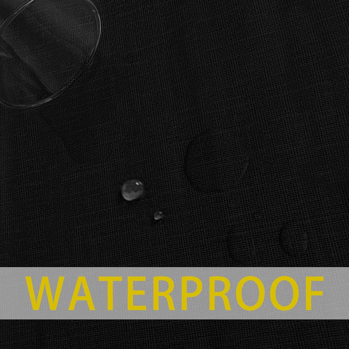 sancua Clear Plastic 100% Waterproof Tablecloth - 54 x 78 Inch - Vinyl PVC Rectangle Table Cloth Protector Oil Spill Proof Wipe Clean Table Cover for Dining Tables, Parties & Camping, Crystal Clear