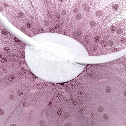 DRESHOW Fascinators Hat Flower Mesh Ribbons Feathers on a Headband and a Clip Tea Party Headwear for Girls and Women - Colors A