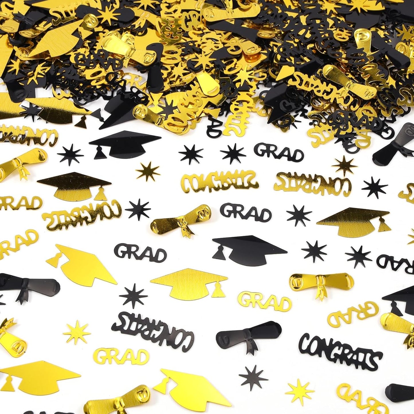 Silver and Blue Graduation Confetti 2026, 1000 Pcs Class of 2026 Table Centerpiece Grad Confetti for 2026 Graduation Party Decorations Supplies