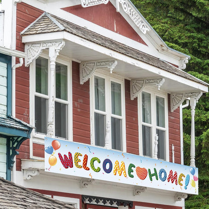 Large Welcome Home Banner, Welcome Home Yard Banner, Outdoor Indoor Yard Sign Party Decoration for Family Gatherings, Special Occasions, Marine Corps, Housewarming
