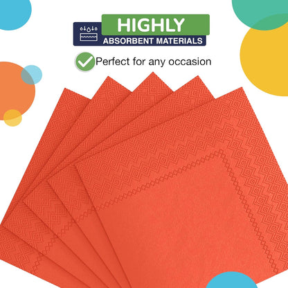 Party Solids Purple Paper Napkins Disposable Everyday 50 Pcs 2 Ply Purple Dinner Napkins Paper Everyday For Parties & Party Supplies