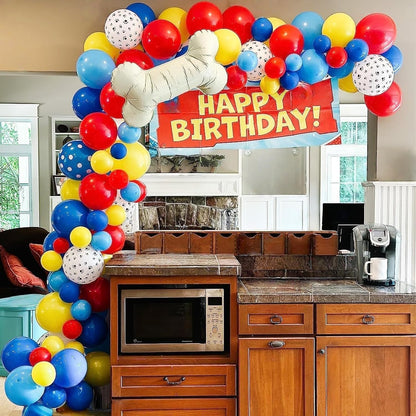 Blue Silver Balloons Set, 12 Inch Blue and Silver Balloons Dark Navy and Confetti Party Latex Balloon, Macaron Metallic Baby Blue Mixed Balloon for Birthday Graduation Baby Shower Wedding Retirement