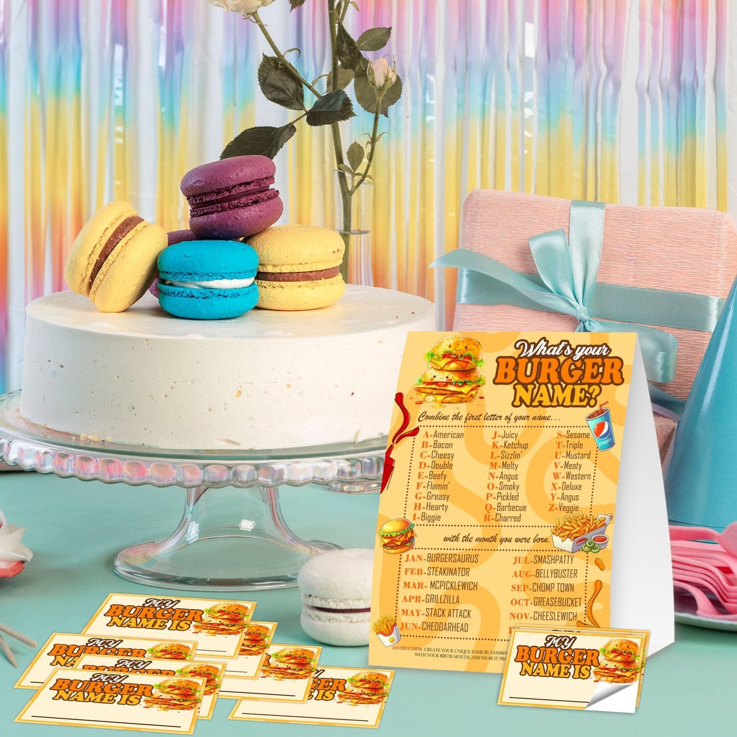 Gamer Birthday Party Decorations, Funny Video Game Party Night Favors Set,What's Your Gamer Name Perfect for Birthday Party Baby Shower Activities(31pcs)