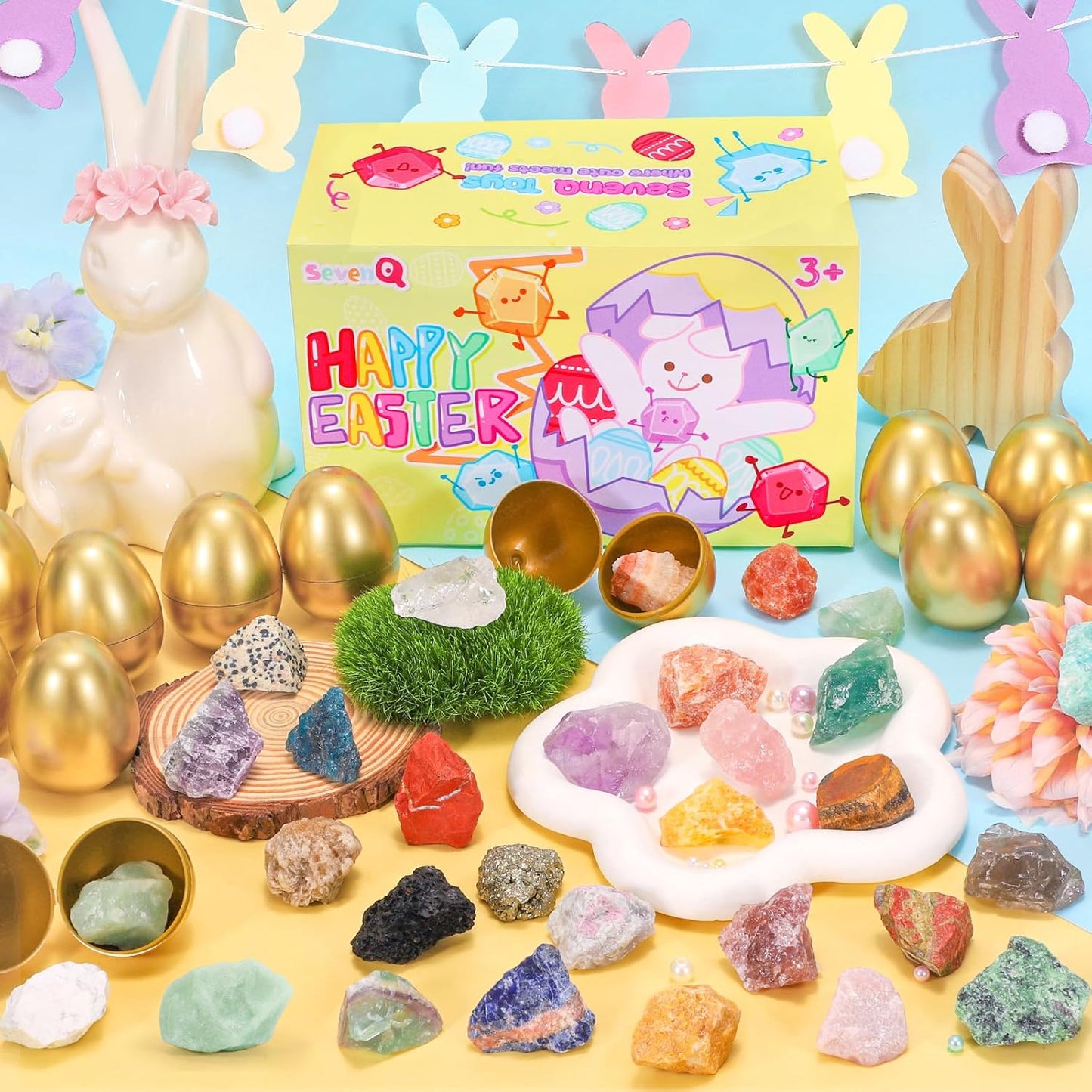 SevenQ Toy Cars Easter Basket Stuffers 24 Pcs, Prefilled Easter Egg Fillers Race Car Party Favors for Kids Birthday Goodie Bag Treasure Box Toys for Classroom Treat Prizes Pinata Egg Hunt Supplies