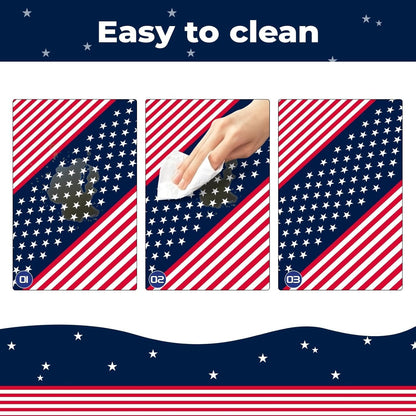 Childom 1 Pack Fourth of July Coloring Tablecloth for Kids,4th of July Crafts for Kids 30"x72" Giant Coloring Poster Table Cloth,Large Paper Poster Crafts Party Activities,4th of July Paper Tablecloth