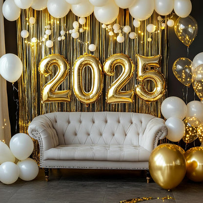 PartyWoo Silver Streamers 3pcs Tinsel Backdrop 8.2FT Metallic Tinsel Foil Fringe Streamer Curtains Party Photo Booth Backdrop for Graduation Baby Shower Bachelorette Wedding Disco Party Decorations